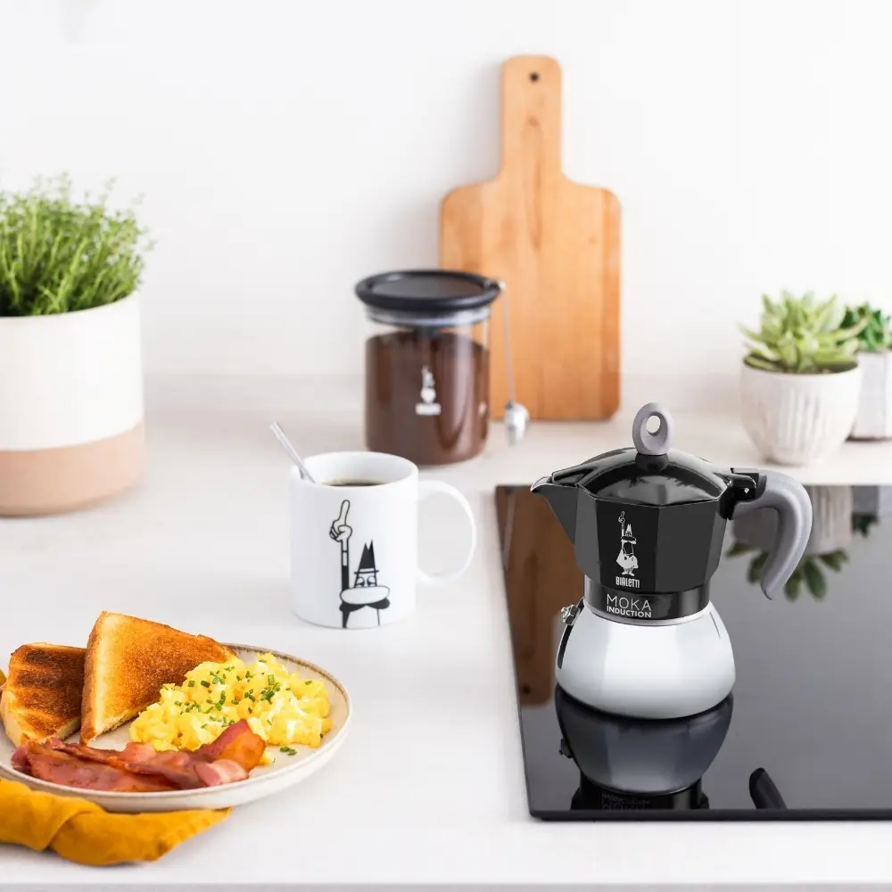 Bialetti İndüksiyon Mokapot Siyah (4 Cup) Bialetti İndüksiyon Mokapot Siyah (4 Cup)