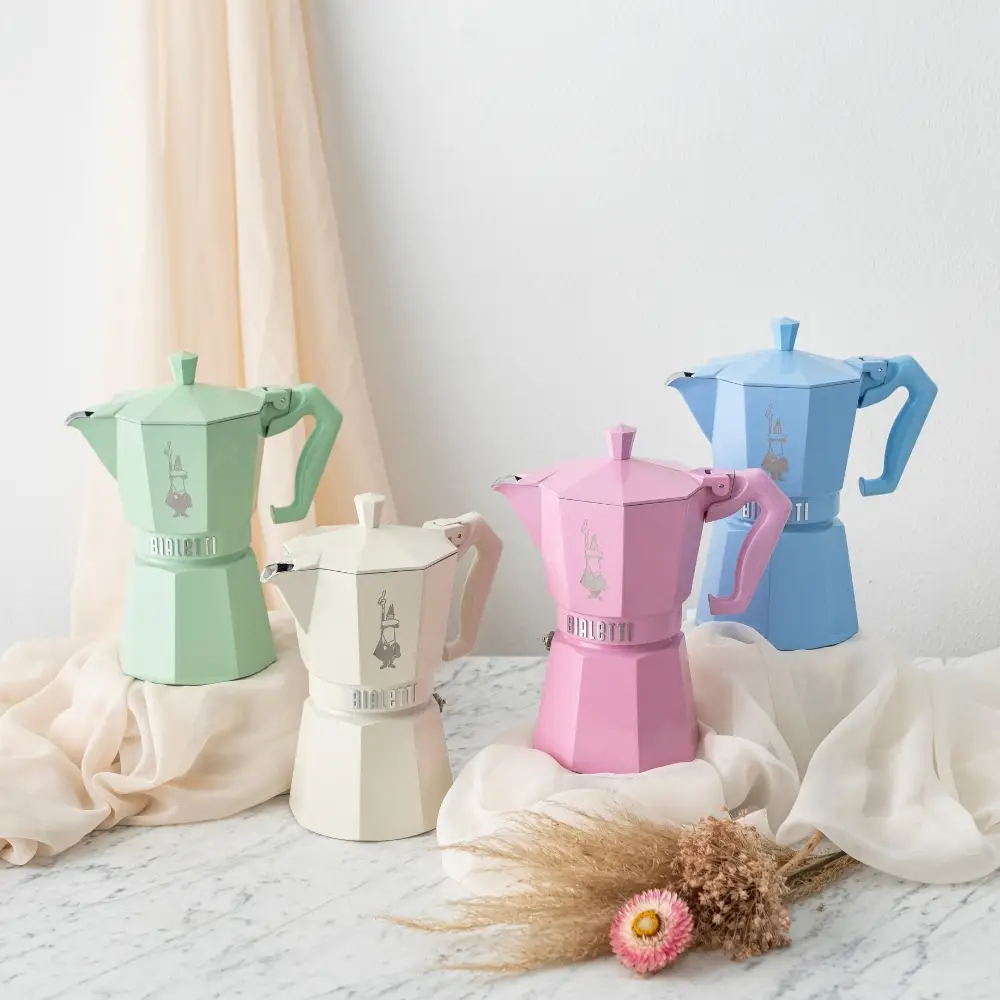 Bialetti Moka Express Excl. Pembe 3 Cup Bialetti Moka Express Excl. Pembe 3 Cup