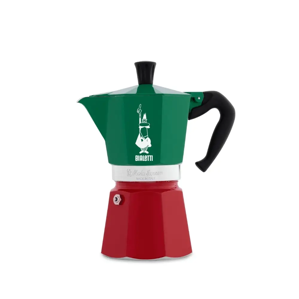 Bialetti Moka Express Italia Multicolor (6 Cup) Bialetti Moka Express Italia Multicolor (6 Cup)