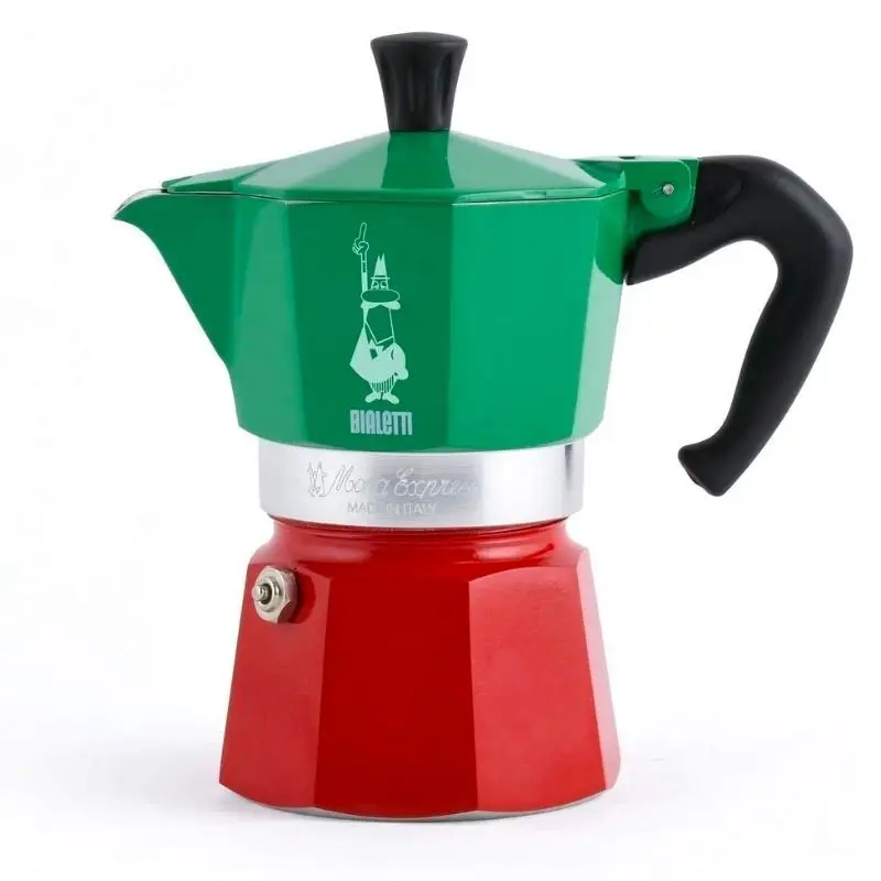 Bialetti Moka Express Italia Multicolor (6 Cup) Bialetti Moka Express Italia Multicolor (6 Cup)