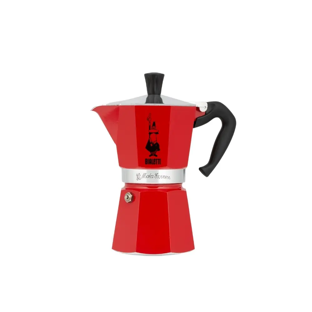 Bialetti Moka Express Kırmızı 3 Cup Bialetti Moka Express Kırmızı 3 Cup