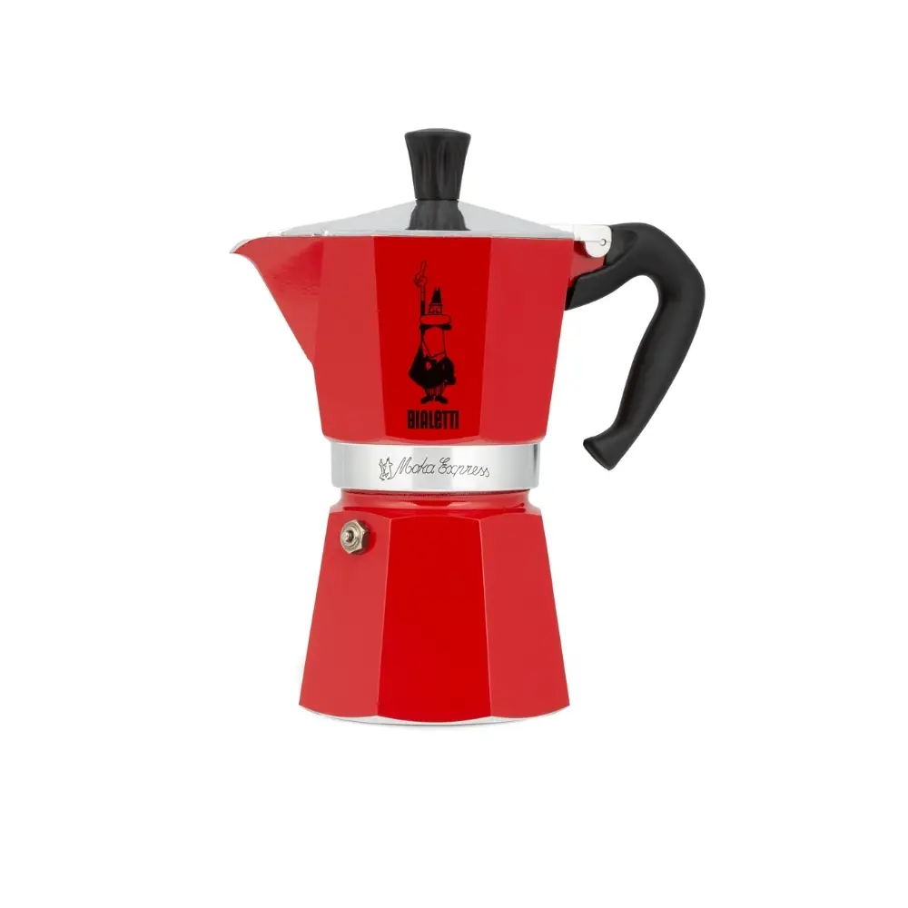 Bialetti Moka Express Kırmızı (6 Cup) Bialetti Moka Express Kırmızı (6 Cup)