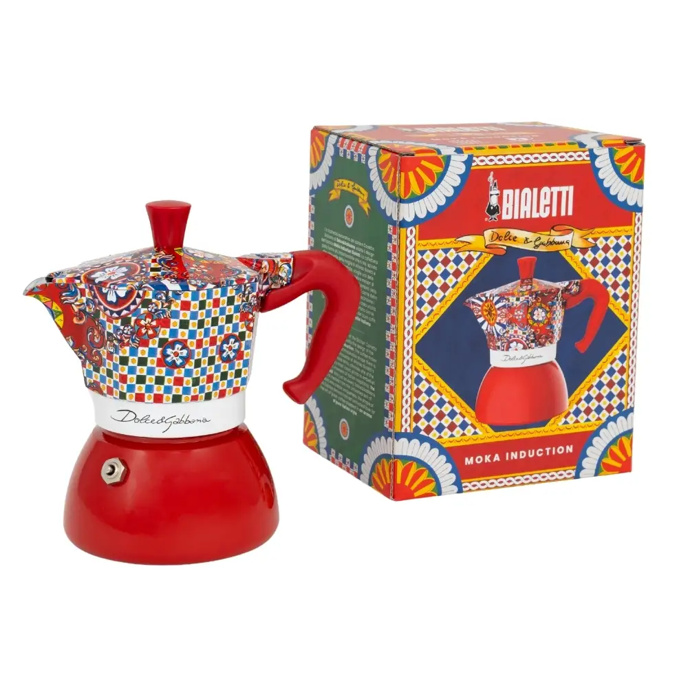 Bialetti Moka İndüksiyon Dolce Gabbana 4 Cup Bialetti Moka İndüksiyon Dolce Gabbana 4 Cup