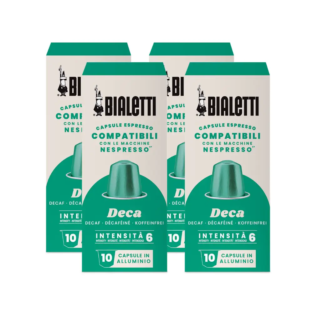 Bialetti Nespresso Uyumlu Decaffeinato Kafeinsiz Kapsül Kahve 4x10 Adet Bialetti Nespresso Uyumlu Decaffeinato Kafeinsiz Kapsül Kahve 4x10 Adet