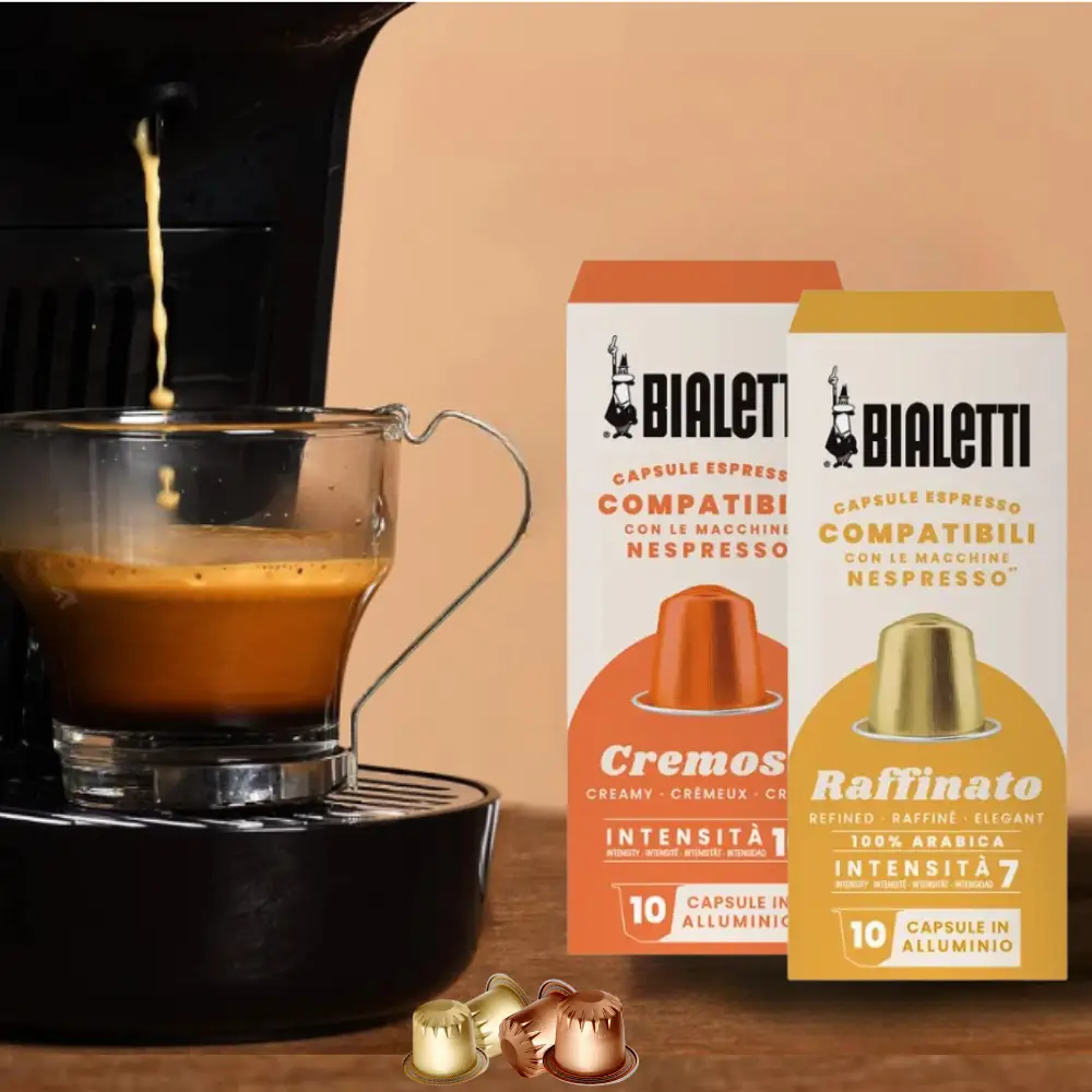 Bialetti Nespresso Uyumlu Kapsül Kahve Cremoso Ve Raffinato 20 Adet Bialetti Nespresso Uyumlu Kapsül Kahve Cremoso Ve Raffinato 20 Adet