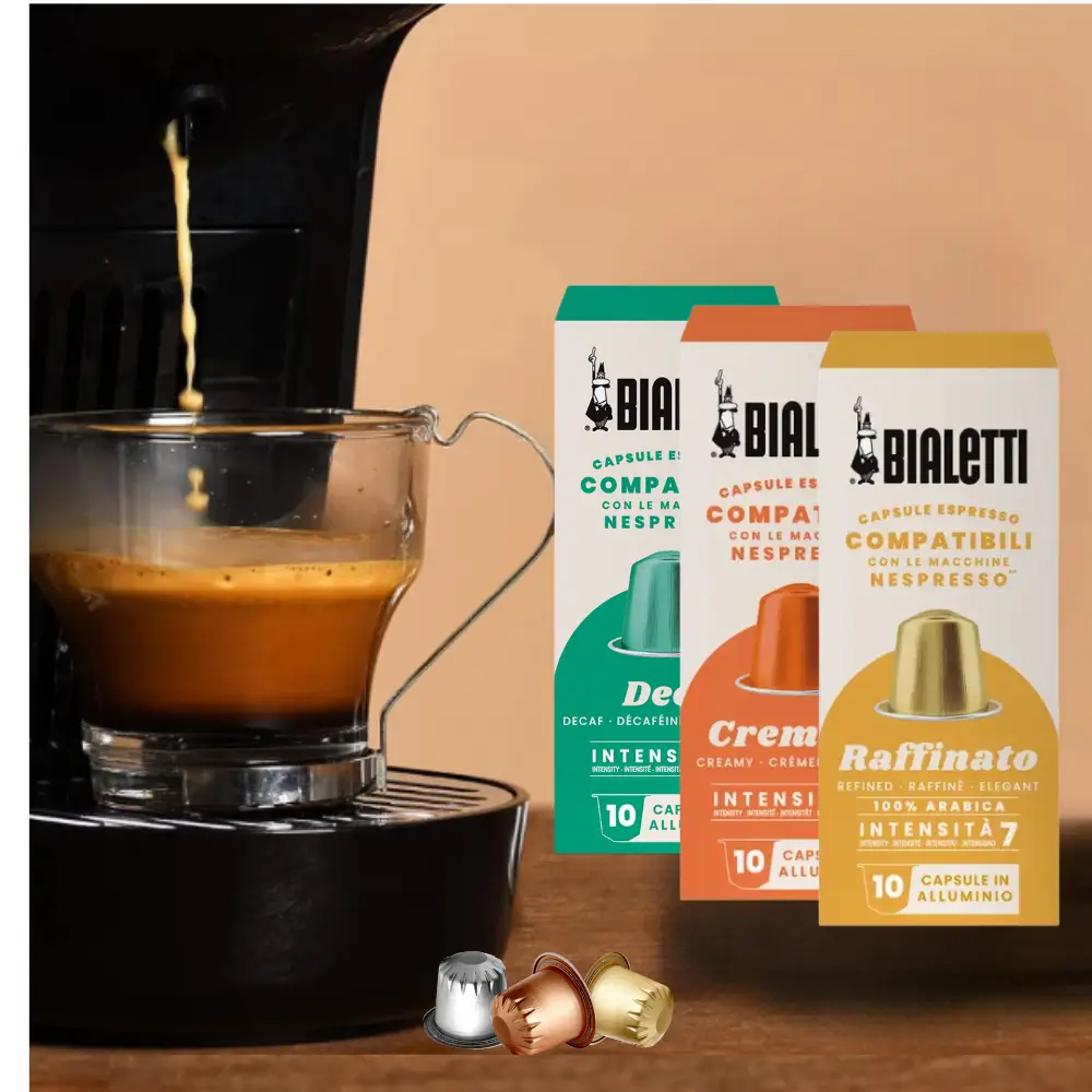 Bialetti Nespresso Uyumlu Kapsül Kahve Decaffeinato Cremoso Raffinato 60 Adet Bialetti Nespresso Uyumlu Kapsül Kahve Decaffeinato Cremoso Raffinato 60 Adet