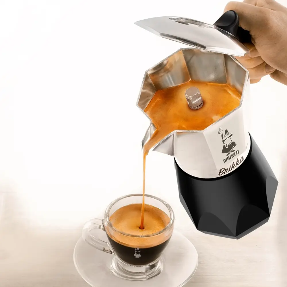 Bialetti New Brikka Mokapot 2 Cup Bialetti New Brikka Mokapot 2 Cup