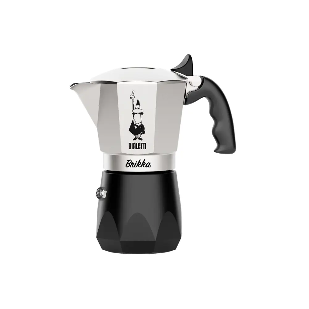 Bialetti New Brikka Mokapot 2 Cup Bialetti New Brikka Mokapot 2 Cup