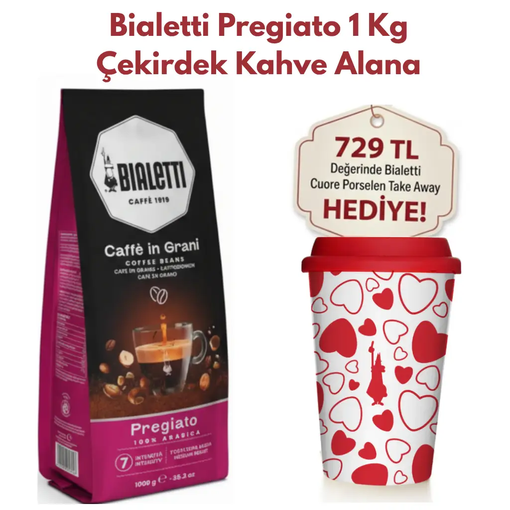 Bialetti Pregiato 1 KG Çekirdek Kahve