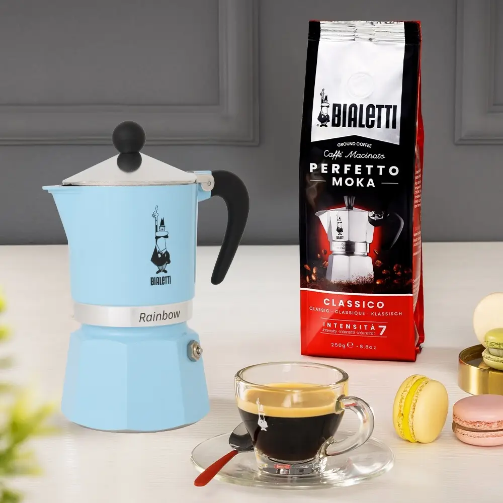 Bialetti Rainbow Mavi 6 Cup Bialetti Rainbow Mavi 6 Cup