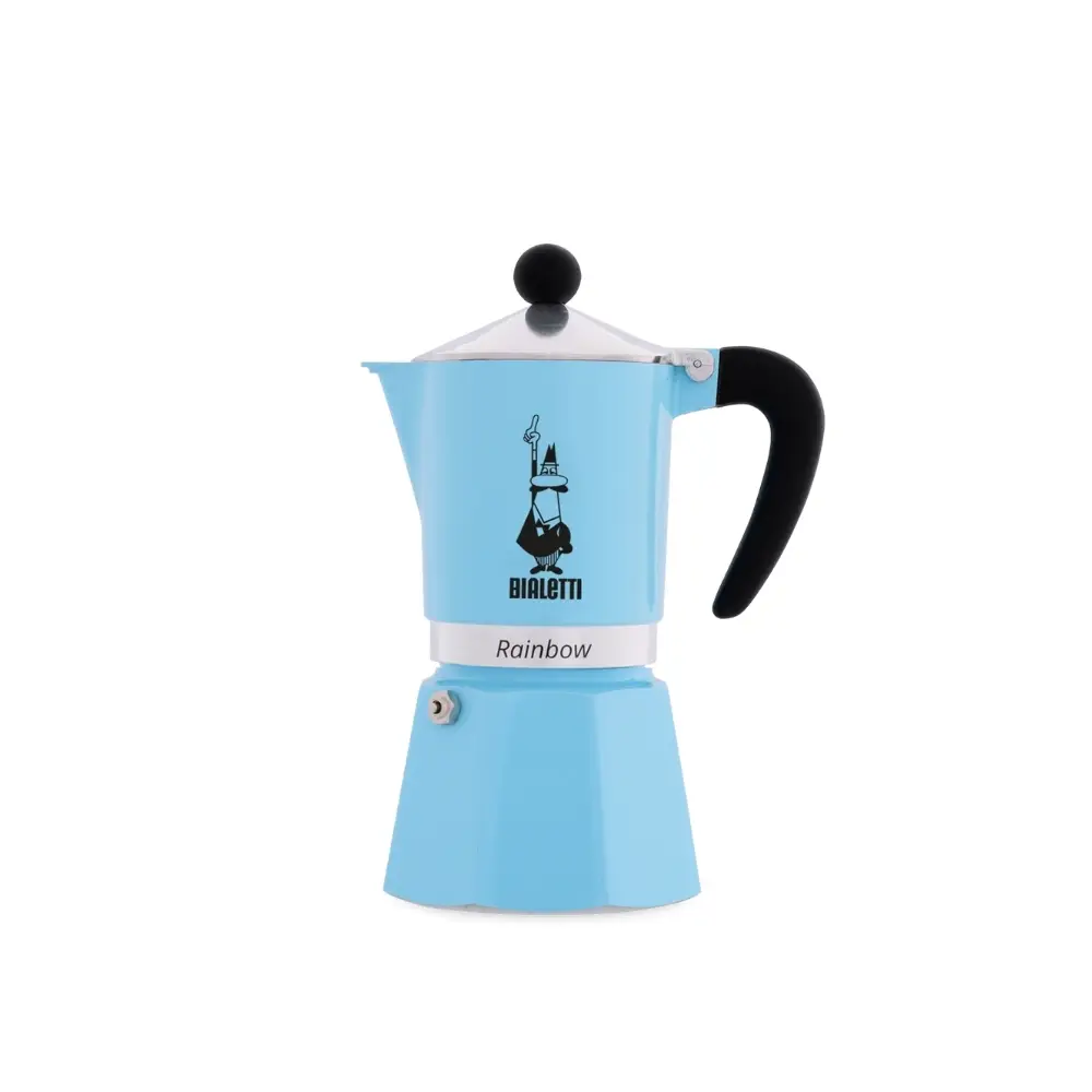 Bialetti Rainbow Mavi Mokapot (3 cup) Bialetti Rainbow Mavi Mokapot (3 cup)