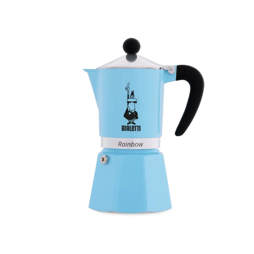 Bialetti Rainbow Mavi Mokapot (3 cup) Bialetti Rainbow Mavi Mokapot (3 cup)