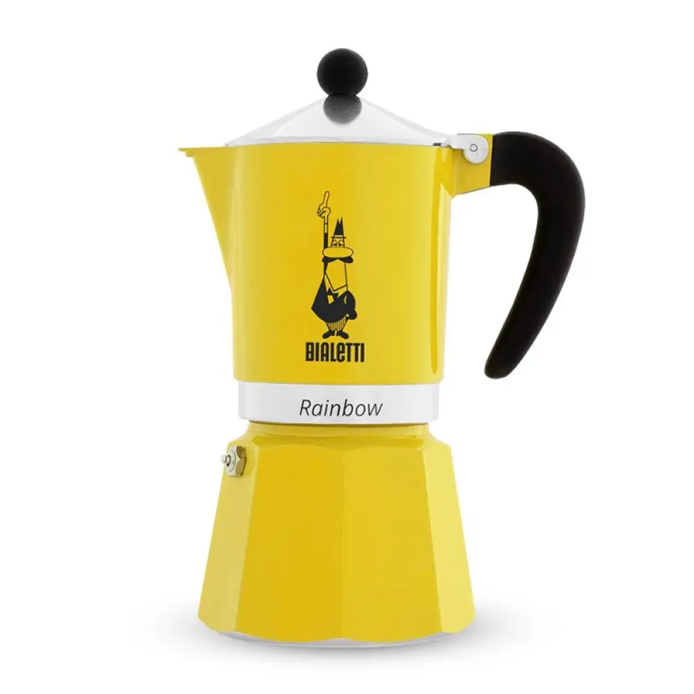 Bialetti Rainbow Sarı Mokapot (3 cup) Bialetti Rainbow Sarı Mokapot (3 cup)
