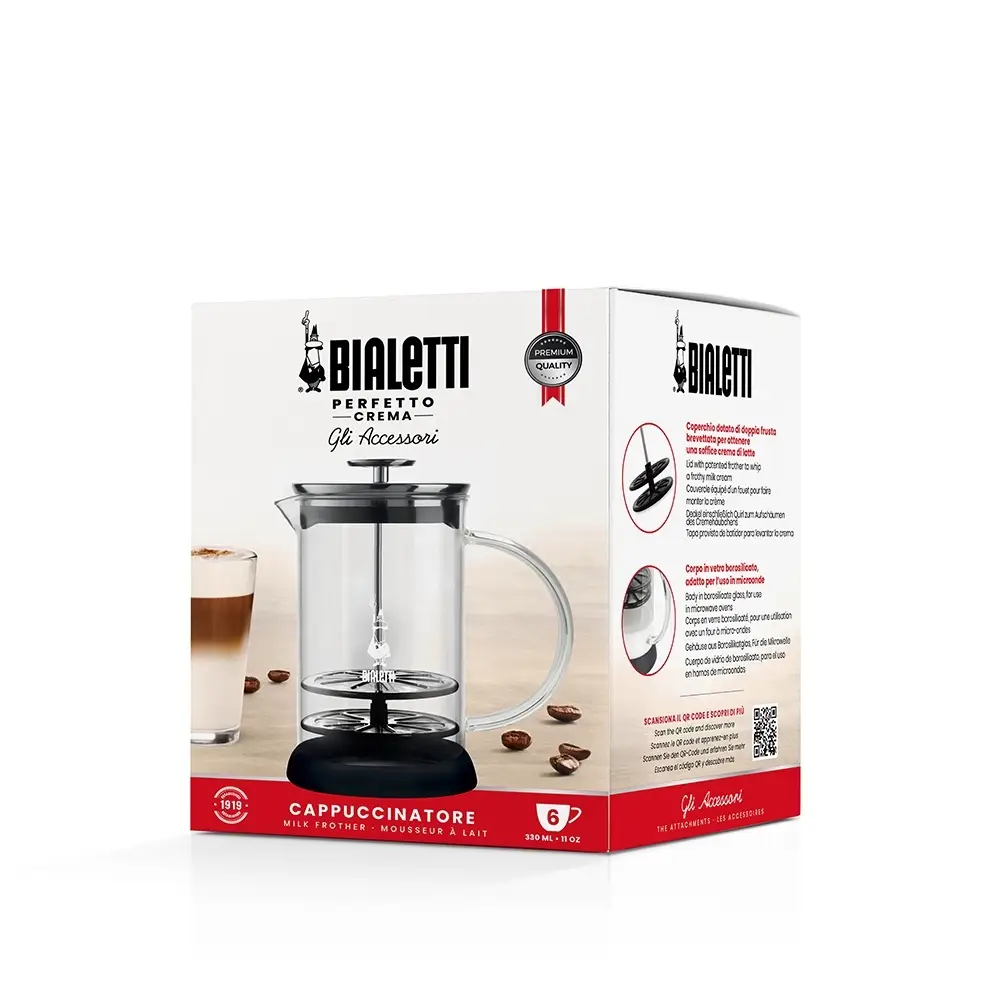 Bialetti Süt ve Cappuccino Köpürtücü 330 ML CAM Bialetti Süt ve Cappuccino Köpürtücü 330 ML CAM